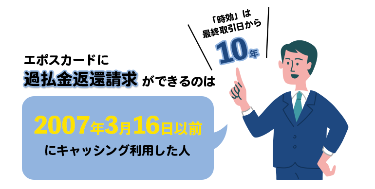 エポスカードに過払金を請求できる条件とは